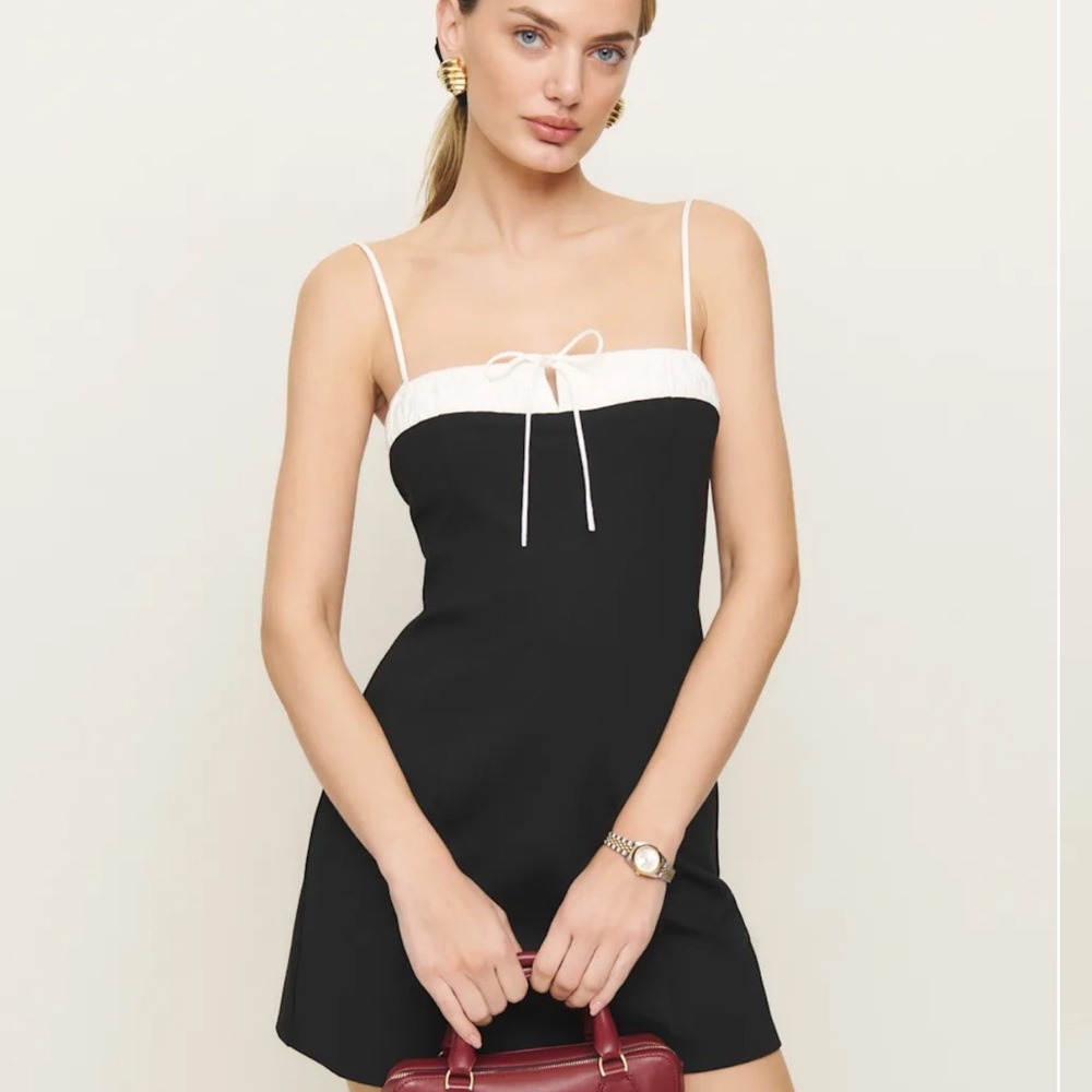 Reformation Sadie Knit Dress Black - Size XS